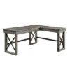 67" Talmar Writing Desk Weathered Gray Finish - Acme Furniture
