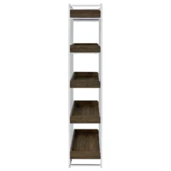 70.25" Angelica 5 Shelf Bookcase Walnut - Coaster -Baxton Studio Store GUEST e306d9bc 7596 473e 811a dfb580719000