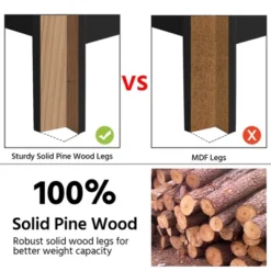 Yaheetech Wooden Console Table Entryway Table With 1 Drawer And 2 Open Shelves -Baxton Studio Store GUEST e313477e 850d 40d7 b9b3 ed23e3b28747