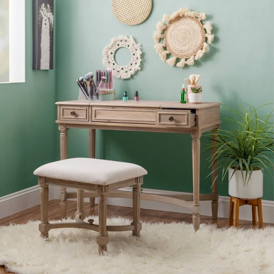 Cyndi Wash Vanity Gray - Linon 13 Cyndi Wash Vanity Gray - Linon - Image 13