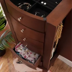 Francesca Jewelry Armoire Merlot Brown - Powell Company 25 Francesca Jewelry Armoire Merlot Brown - Powell Company -Baxton Studio Store GUEST e4330204 dbf1 448e 8fe9 b29cda1df4c6