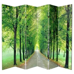 Path Of Life Room Double Sided Divider - Oriental Furniture