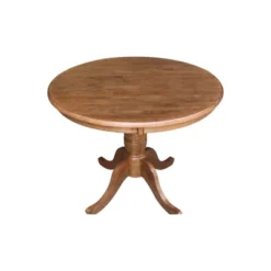29.1" Dining Tables Round Top Carson Pedestal Distressed Oak - International Concepts 8 29.1" Dining Tables Round Top Carson Pedestal Distressed Oak - International Concepts -Baxton Studio Store GUEST e50904ba b190 4dba 9a2a 44778e42f2e7