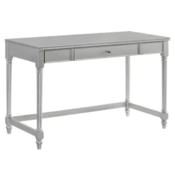 2pc Singger Writing Desk With Chair Gray - HOMES: Inside + Out -Baxton Studio Store GUEST e5a9ee1a 927e 49ae 95d8 9c2dbe87d300