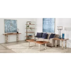 Brownst1 2.0 Console Table Brown - Treasure Trove Accents -Baxton Studio Store GUEST e5aba6b1 ffce 494c 9482 f5a3fce83612