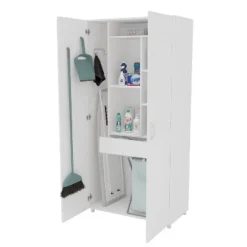 Santa Fe 2 Door Storage Cabinet White - Polifurniture -Baxton Studio Store GUEST e655a885 8e27 4c8c 9ea1 5ff9ca98ce39
