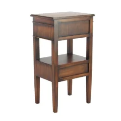 Distressed Wooden Side Table With Drawers - Olivia & May -Baxton Studio Store GUEST e73f1ba6 e1cb 4f49 8564 dd59d169031f