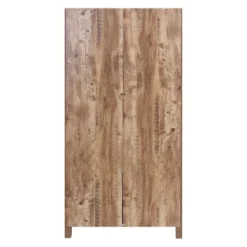 59.45" Norwood Range Bookshelf Wood And Black Metal Oak - OneSpace -Baxton Studio Store GUEST e75cdf64 bae6 4fde 9b99 588aefa6aec2