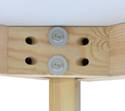 35.5" Norman Round Dining Table With Solid Wood Leg- The Pop Maison -Baxton Studio Store GUEST e8100825 b9b8 4517 b7df 7922ad06feee