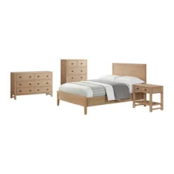 4pc Arden Wood Bedroom Set With 2 Drawer Nightstand With Open Shelf Light Driftwood - Alaterre Furniture 35 4pc Arden Wood Bedroom Set With 2 Drawer Nightstand With Open Shelf Light Driftwood - Alaterre Furniture -Baxton Studio Store GUEST eadb5ac0 ee16 40e9 bf8a 8c9f513000a5
