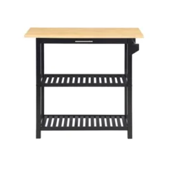 Designs2Go 3 Tier Butcher Block Kitchen Prep Island With Drawer - Breighton Home -Baxton Studio Store GUEST ec4eb790 fdb8 4012 89d7 04f29b273b88