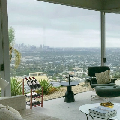 Life Story MyWinebar 9 Bottle Wine Holder Wood Frame Floor Storage Rack Display Stand With Tilted Top Shelf And 2 Flat Display Shelves 1 Life Story MyWinebar 9 Bottle Wine Holder Wood Frame Floor Storage Rack Display Stand With Tilted Top Shelf And 2 Flat Display Shelves