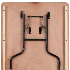 Flash Furniture 6-Foot Rectangular Wood Folding Banquet Table With Clear Coated Finished Top