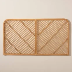 Queen Sakina Rattan Wall Mount Headboard Natural/Brown - Bali & Pari -Baxton Studio Store GUEST ee944cb1 91fc 4647 8f57 b5066e661980