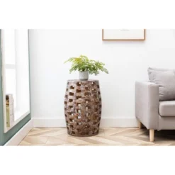 26" Hampton Side Table Weathered Walnut - Boraam 20 26" Hampton Side Table Weathered Walnut - Boraam -Baxton Studio Store GUEST ef4f3580 1c8a 4527 aaf0 4dd5bc3af32d