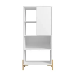 60.43" Bowery 5 Shelf Bookshelf - Manhattan Comfort 17 60.43" Bowery 5 Shelf Bookshelf - Manhattan Comfort -Baxton Studio Store GUEST ef9ee19b 9f09 456e 8dad 1b69dba31d02