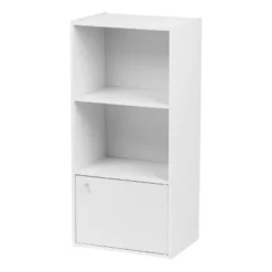 IRIS USA 3 Tier Open Cubby Storage Shelf With Door 12 IRIS USA 3 Tier Open Cubby Storage Shelf With Door -Baxton Studio Store GUEST f132ff15 fe66 4f64 adcd 5884d15b39c8