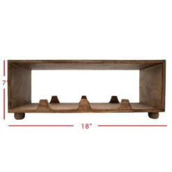 Natural Wood Wine Bottle Holder - Foreside Home & Garden -Baxton Studio Store GUEST f13bc496 25ca 49f6 9b1b fd5e5b577f71