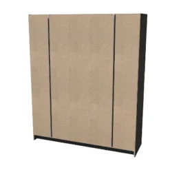 Denmark 5 Door 2 Drawer Wardrobe - Polifurniture -Baxton Studio Store GUEST f1de7b53 4691 4ef9 abbb 76d74c3caf04