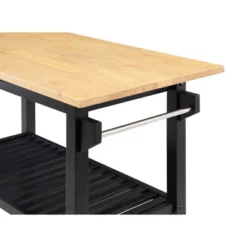 Designs2Go 3 Tier Butcher Block Kitchen Prep Island With Drawer - Breighton Home -Baxton Studio Store GUEST f291c9ac a89e 48ee ae92 d6b873da8c05