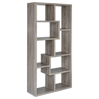 70.75" Theo 8 Shelf Bookcase - Coaster 14 70.75" Theo 8 Shelf Bookcase - Coaster - Image 14