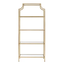 80.5" Aimee Etagere Gold - Crosley 11 80.5" Aimee Etagere Gold - Crosley -Baxton Studio Store GUEST f2c19f1c f956 4ae8 98d7 c769d47497d8