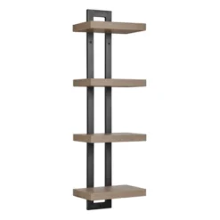 36" X 11" 4 Tier Ladder Bracket Floating Wall Shelf Unit - Danya B. 33 36" X 11" 4 Tier Ladder Bracket Floating Wall Shelf Unit - Danya B. -Baxton Studio Store GUEST f3444f95 c66e 4481 8e3c 0beb40458c4b