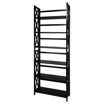 3 Shelf X Design Folding Bookcase - Flora Home 3 3 Shelf X Design Folding Bookcase - Flora Home - Image 3