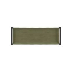 Modern Metal Bench Light Sage Green Velvet - HomePop -Baxton Studio Store GUEST f3ace29d c7b9 4316 81fc 44398206168c