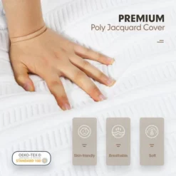 Costway Full Size Wood Bed Frame & 8'' Foam Mattress Set CertiPUR-US Certified 15 Costway Full Size Wood Bed Frame & 8'' Foam Mattress Set CertiPUR-US Certified -Baxton Studio Store GUEST f5a41f7a 1d64 4269 a5e9 c88bbccbf130