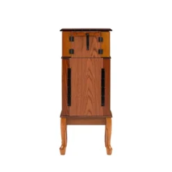 Marie Jewelry Armoire Oak - Powell Company -Baxton Studio Store GUEST f5ff3445 843c 478f 920f 2149a3f881fa