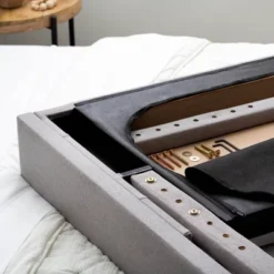 Bella Low Profile Wingback Headboard - Brookside Home -Baxton Studio Store GUEST f88cb43a ba12 486c bf1e a66fd3854f79