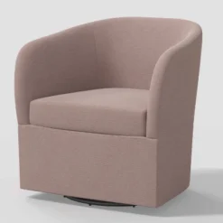Rhea Swivel Chair In Linen - Threshold™ -Baxton Studio Store GUEST f8ad8ffd a779 499e ac2d 23be1741c197