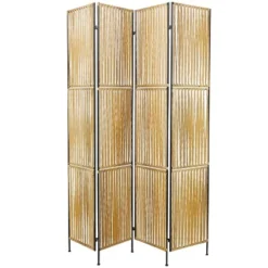Natural Rattan Room Divider Screen Light Brown - Novogratz -Baxton Studio Store GUEST f8c31e17 68fd 410d aad7 e011c51bf24e