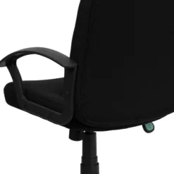Emma And Oliver Mid-Back Fabric Executive Swivel Office Chair With Nylon Arms -Baxton Studio Store GUEST f8c8af43 7ad4 4a54 a0ff baa16d46997a