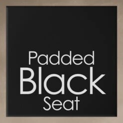 Hastings Home 18-Inch Heavy-Duty Folding Padded Stool Stool With 300lb Capacity, Black -Baxton Studio Store GUEST f988bca1 cb50 46f7 aa6e a578c576e0f7