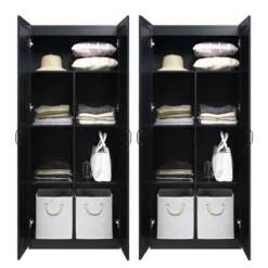 Set Of 2 Hopkins Modern 7 Shelf Freestanding Storage Closets - Manhattan Comfort 15 Set Of 2 Hopkins Modern 7 Shelf Freestanding Storage Closets - Manhattan Comfort -Baxton Studio Store GUEST f9a5f9d0 7f7d 4d61 b7a4 fc30b9d5ea12