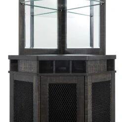 Corner Bar Unit With Mesh Doors - Home Source 10 Corner Bar Unit With Mesh Doors - Home Source -Baxton Studio Store GUEST fa9b78f2 bb06 4e9a 8b2a db0f12193092