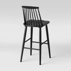 Harwich High Back Windsor Barstool Black - Threshold™ -Baxton Studio Store GUEST fce15d49 3701 4c7f 9111 5c3e5a177a44