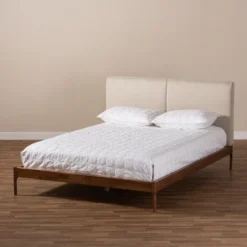 Aveneil Walnut Finished Platform Bed - Baxton Studio -Baxton Studio Store GUEST fcf55a68 1fcd 4d39 9a6f 5e3128435d44