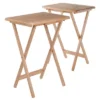 2pc Alex Snack Table Set Natural - Winsome