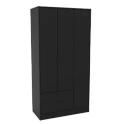 Denmark 3 Door And 2 Drawer Wardrobe - Chique -Baxton Studio Store GUEST fd76c0b8 d781 42a2 84d9 2da3f47ce0a2