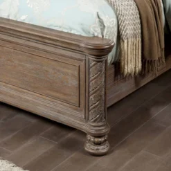 5pc Lellen Bedroom Set Beige/Rustic Natural Tone - HOMES: Inside + Out -Baxton Studio Store GUEST ff7bd58f 02a5 48d1 a73b 09bd72479cc3