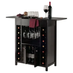 Yukon Wine Cabinet Wood/Espresso - Winsome -Baxton Studio Store GUEST ff8b5137 1863 4a0d af65 65f30ca4a931